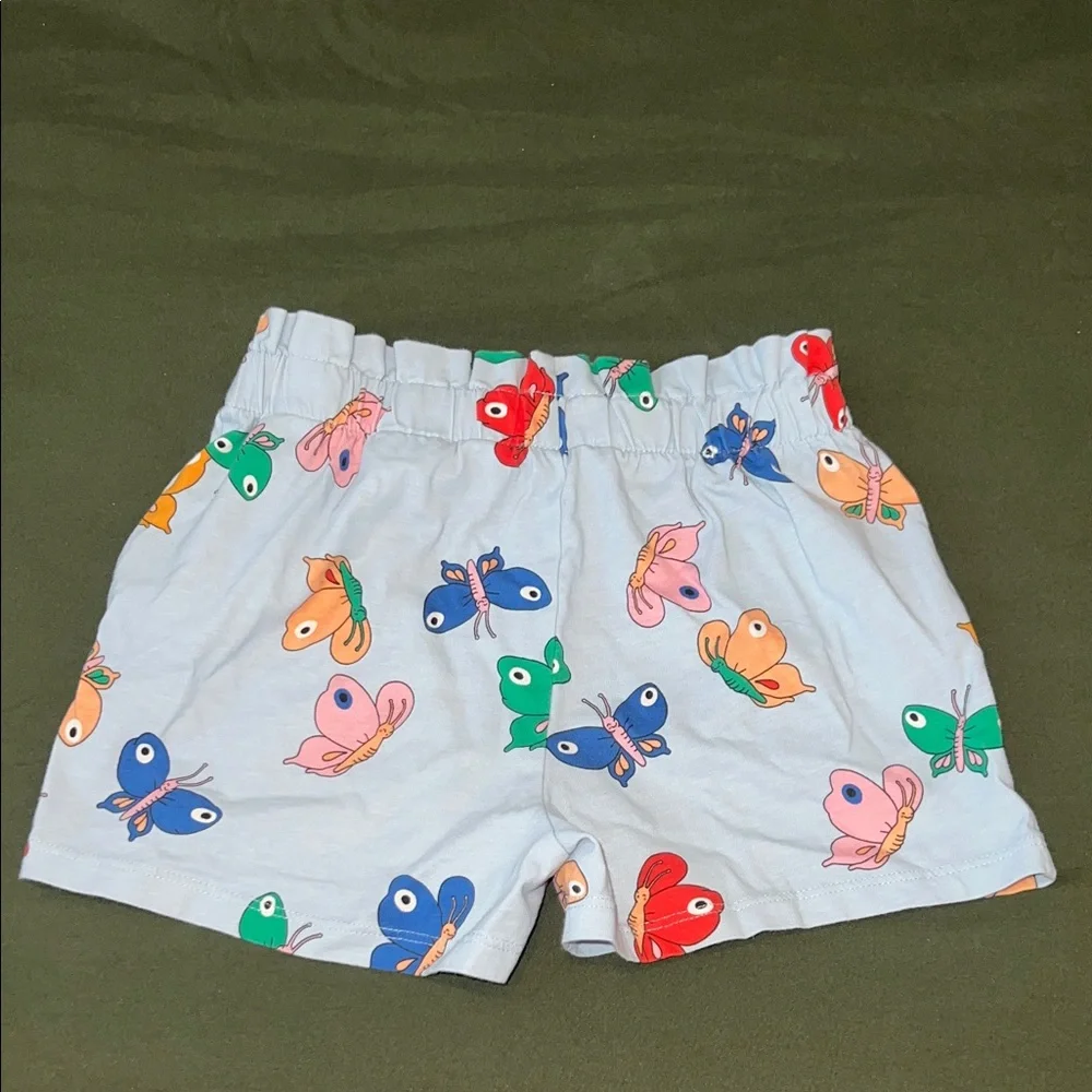 H&M Colorful Butterfly Print Shorts